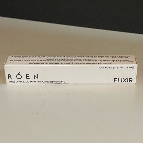 NEW! ROEN Elixir Lip Oil Balm nourishing tinted hybrid oil-balm in nude Alba - Picture 4 of 5